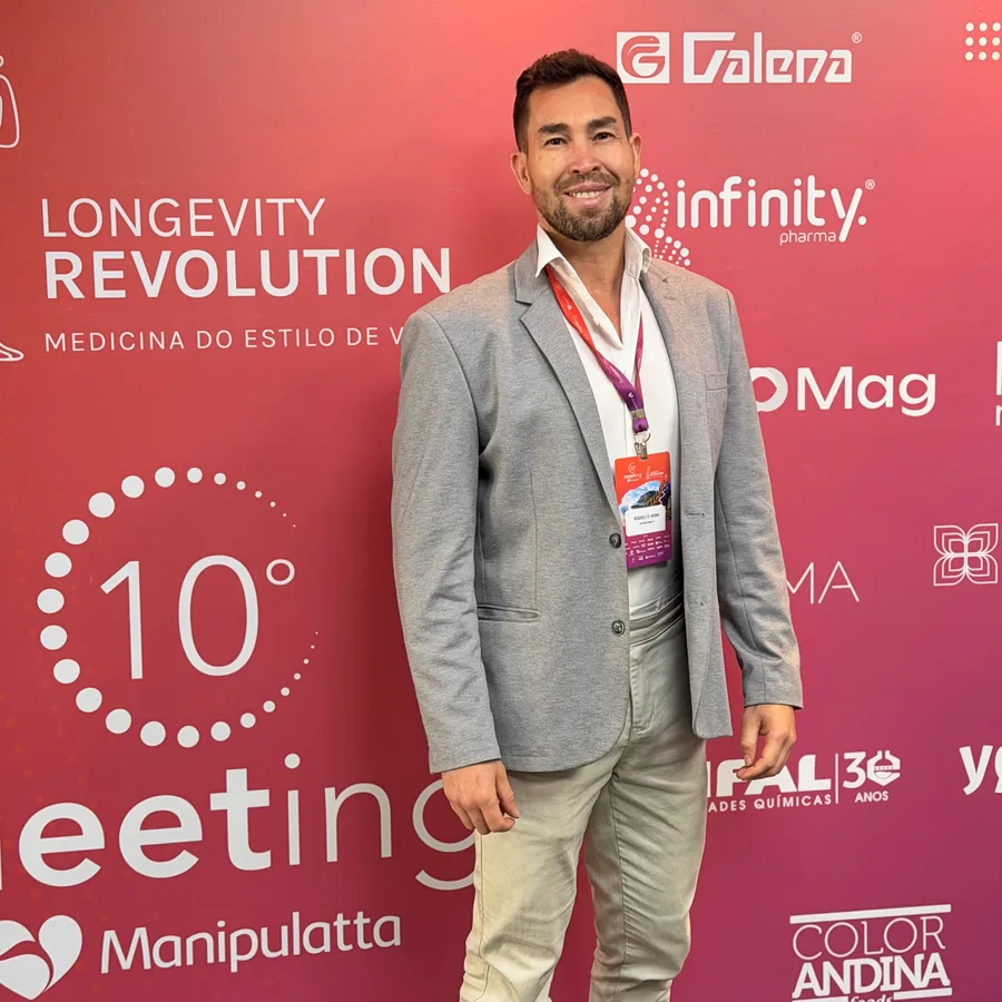 Rodolfo no evento Longevity Revolution